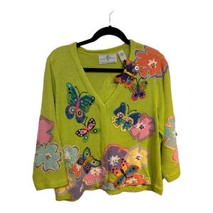 Philip &Jane embellished sweater